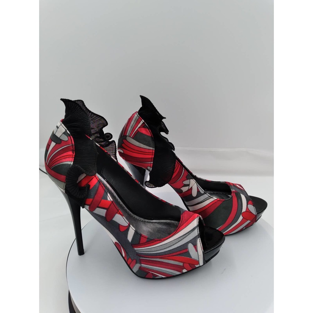 NIB Anne Michelle Open Toe Pump 5" heel. Size 7.5